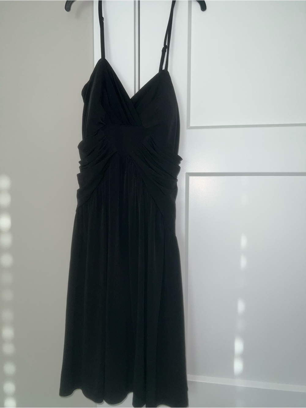 Express Black Spaghetti Strap Midi Dress
